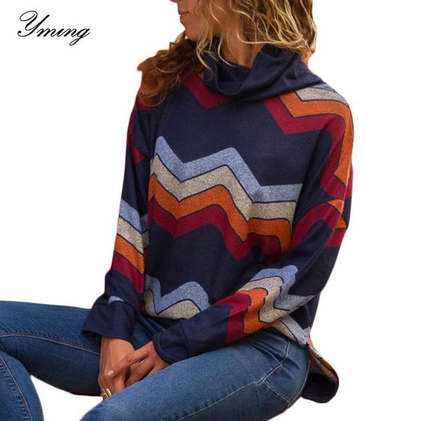 yming autumn winter turtleneck women blouse boho striped ladies female blusas long sleeve fashion woman shirts casual tunic, White
yming autumn winter turtleneck women blouse boho striped ladies female blusas long sleeve fashion woman shirts casual tunic, White