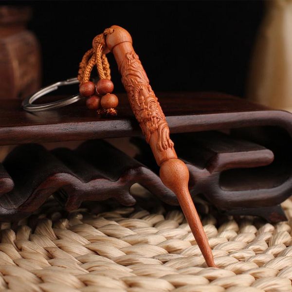 keychains chinese traditional wooden small wealth kirin ear spoon mahogany key chain car pendant, Silver
keychains chinese traditional wooden small wealth kirin ear spoon mahogany key chain car pendant, Silver