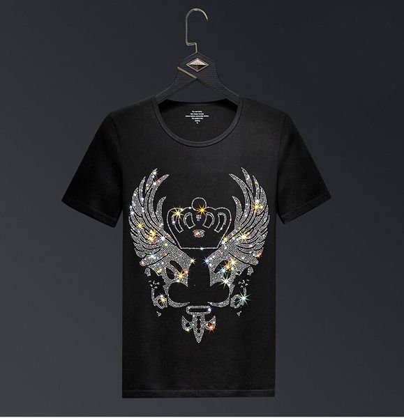 2021 new 100% short-sleeve cotton strass casual men's shirt summer cool man's t-shirt zsbn, White;black
2021 new 100% short-sleeve cotton strass casual men's shirt summer cool man's t-shirt zsbn, White;black