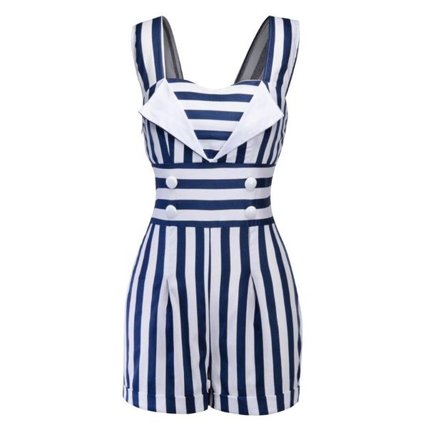 striped summer women playsuits overalls pin up double breasted button elastic red casual short jumpsuits one piece retro rompers, Black;white
striped summer women playsuits overalls pin up double breasted button elastic red casual short jumpsuits one piece retro rompers, Black;white