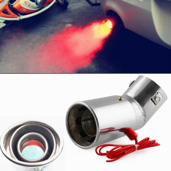 manifold & parts universal stainless steel car led exhaust muffler tip pipe red light flaming tail 30-63mm
manifold & parts universal stainless steel car led exhaust muffler tip pipe red light flaming tail 30-63mm