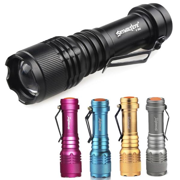 mini aluminum alloy strong light led outdoor camping hiking lamp emergency light