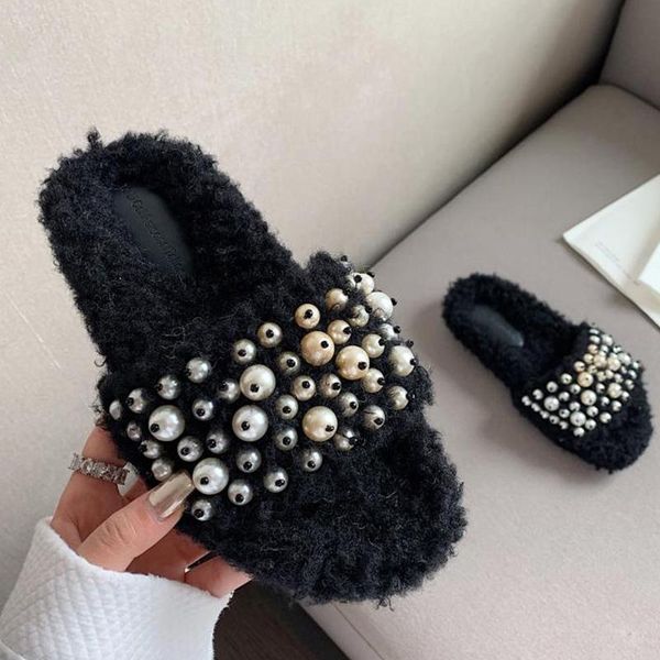 slippers ladies home cotton shoes women flip flop 2021 winter keep warm flops string bead round toe slides female, Black
slippers ladies home cotton shoes women flip flop 2021 winter keep warm flops string bead round toe slides female, Black