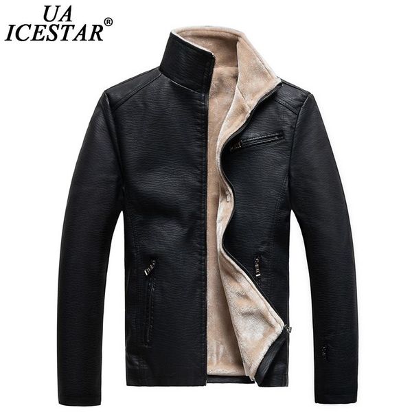 men's fur & faux uaicestar brand winter leather jacket men coat pu fashion casual fleece autumn jackets, Black
men's fur & faux uaicestar brand winter leather jacket men coat pu fashion casual fleece autumn jackets, Black