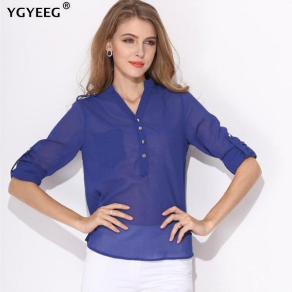 women's blouses & shirts ygyeeg chiffon office shirt long sleeve casual lady clothes blusas blouse female plus size xxxl, White
women's blouses & shirts ygyeeg chiffon office shirt long sleeve casual lady clothes blusas blouse female plus size xxxl, White
