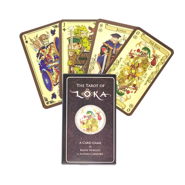 new the loka tarot cards and pdf guidance divination deck entertainment parties board game support drop shipping 80pcs/box
new the loka tarot cards and pdf guidance divination deck entertainment parties board game support drop shipping 80pcs/box