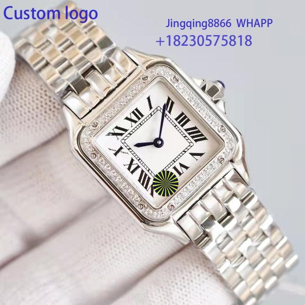 wristwatches ladies quartz diamond watch 1:1 swiss movement sapphire glass mirror, size 22*30 mm stainless steel strap a, Slivery;brown
wristwatches ladies quartz diamond watch 1:1 swiss movement sapphire glass mirror, size 22*30 mm stainless steel strap a, Slivery;brown