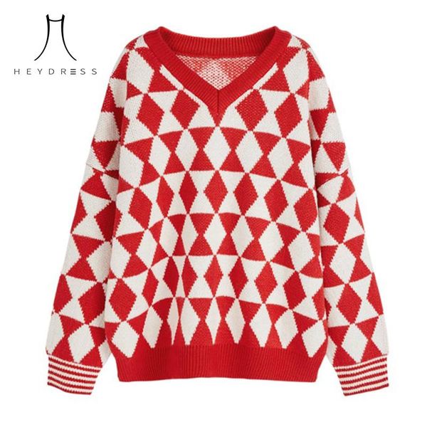 women's sweaters heydress 2021 autumn women casual geometric sweater ladies long sleeve female high waist fashion knitted pullover, White;black
women's sweaters heydress 2021 autumn women casual geometric sweater ladies long sleeve female high waist fashion knitted pullover, White;black