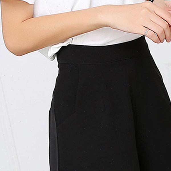 summer korean fashion black shorts for women high waist solid chiffon shorts classic basic casual wide leg shorts femme, White;black
summer korean fashion black shorts for women high waist solid chiffon shorts classic basic casual wide leg shorts femme, White;black