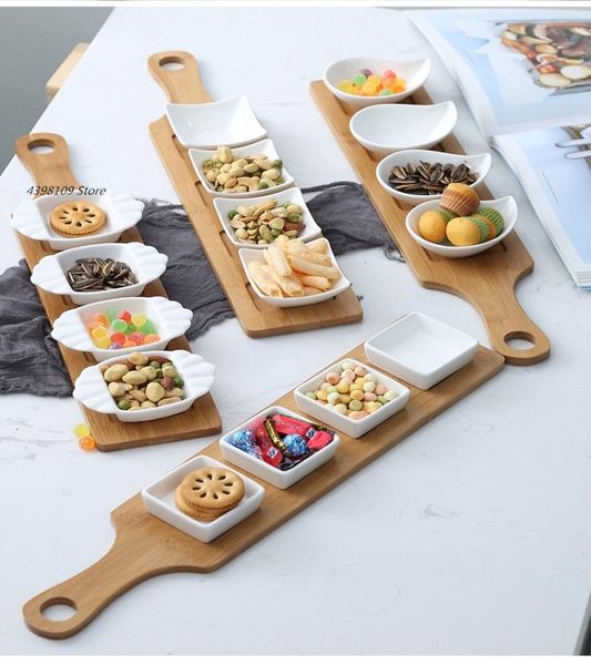 dishes & plates japanese-style fruit platter tray creative ceramic cutlery dish / nuts desserts natural bamboo set sauce
dishes & plates japanese-style fruit platter tray creative ceramic cutlery dish / nuts desserts natural bamboo set sauce
