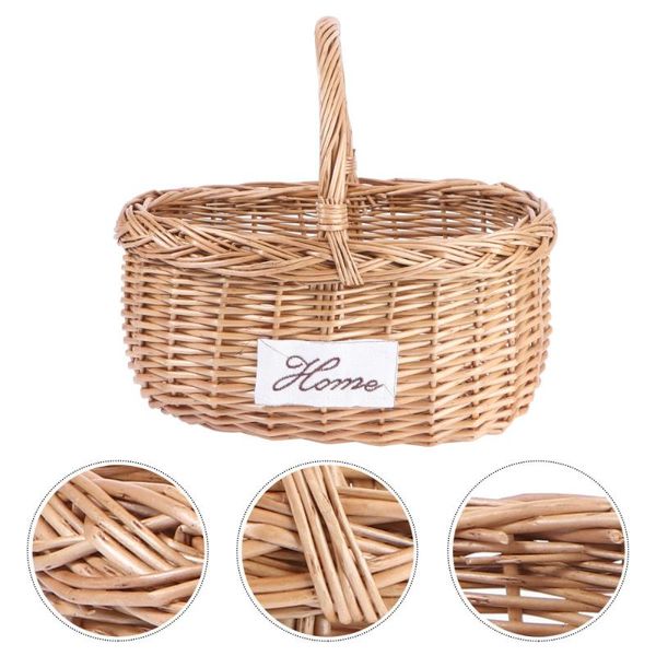 storage baskets 1pc willow weaving picnic basket portable outdoor fruit holder (brown)
storage baskets 1pc willow weaving picnic basket portable outdoor fruit holder (brown)
