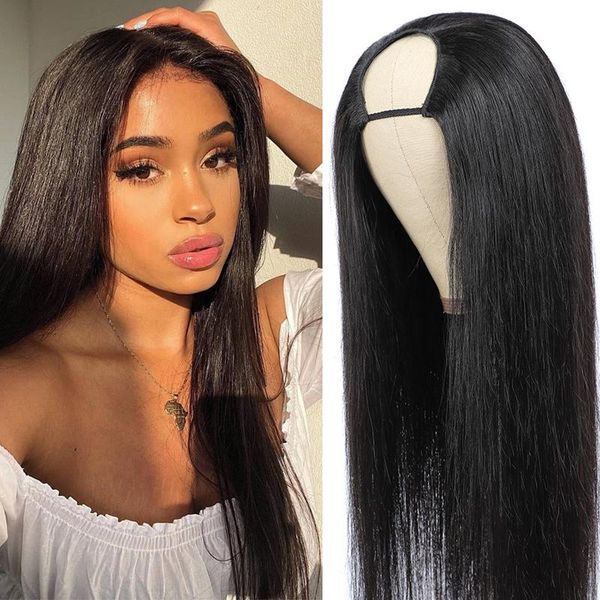 lace wigs brazilian straight u part wig remy human hair with clips upart bob 180% density half none for black women richgirl, Black;brown
lace wigs brazilian straight u part wig remy human hair with clips upart bob 180% density half none for black women richgirl, Black;brown
