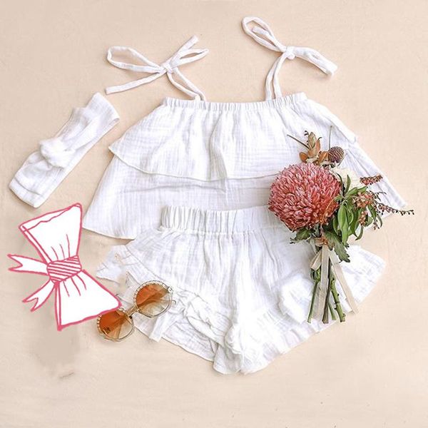 clothing sets pudcoco 3pcs 1-5y infant kids baby girls clothes boho holiday solid ruffles sleeveless belt vest shorts 6 colors outfit, White
clothing sets pudcoco 3pcs 1-5y infant kids baby girls clothes boho holiday solid ruffles sleeveless belt vest shorts 6 colors outfit, White