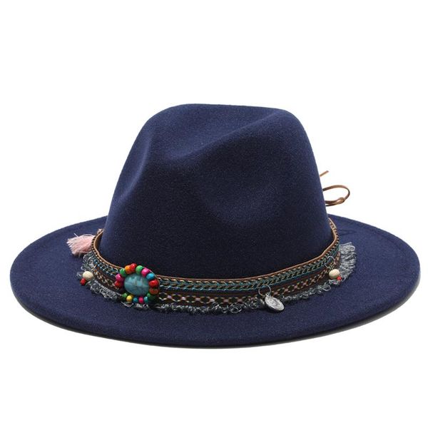 women wide brim wool felt fedora panama hat with gem belt jazztrilby party formal men goth vintage wedding hats, Blue;gray
women wide brim wool felt fedora panama hat with gem belt jazztrilby party formal men goth vintage wedding hats, Blue;gray