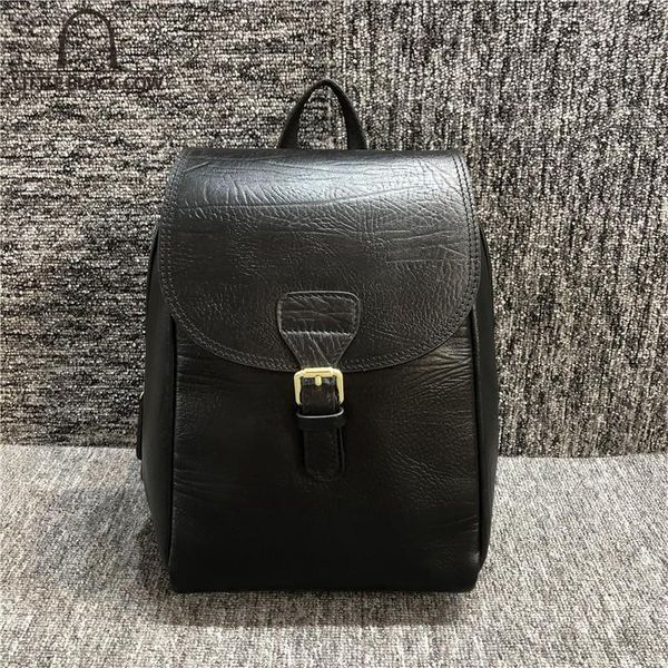 backpack korean style genuine leather teenager girls school bag book packing vintage black cowhide travel bags
backpack korean style genuine leather teenager girls school bag book packing vintage black cowhide travel bags