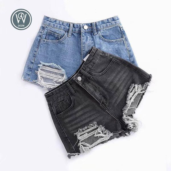 women's shorts vintage tassel blue denim women 2021 holes high waist slim summer streetwear jeans, White;black
women's shorts vintage tassel blue denim women 2021 holes high waist slim summer streetwear jeans, White;black