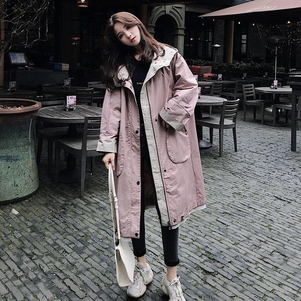 women's trench coats 2021 autumn and winter mid-length windbreaker jacket simple casual fashion single-breasted coat with hood, Tan;black
women's trench coats 2021 autumn and winter mid-length windbreaker jacket simple casual fashion single-breasted coat with hood, Tan;black