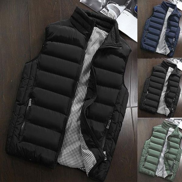 men's vests 2021 black thick vest jacket mens autumn warm sleeveless male winter casual waistcoat for men plus size, Black;white
men's vests 2021 black thick vest jacket mens autumn warm sleeveless male winter casual waistcoat for men plus size, Black;white