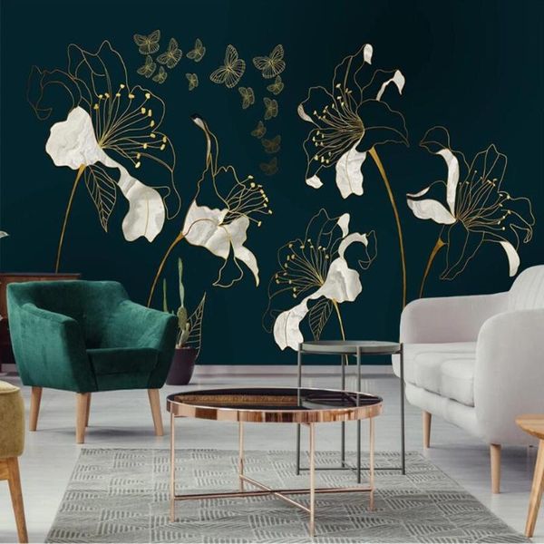 wallpapers milofi custom large wallpaper mural 3d light luxury gold embossed lines flower background
wallpapers milofi custom large wallpaper mural 3d light luxury gold embossed lines flower background