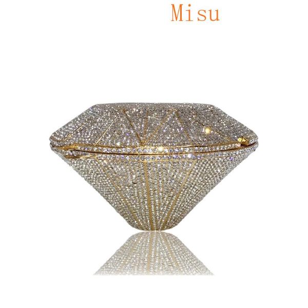 clutch bags women's the diamond shape alloy evening bag crystals geometric pattern gold / silver wedding party purse handbag
clutch bags women's the diamond shape alloy evening bag crystals geometric pattern gold / silver wedding party purse handbag