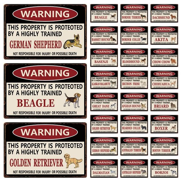 dog warning beagle great dane border collie boxer metal sign home decor bar wall art painting 20*30 cm size dy154
dog warning beagle great dane border collie boxer metal sign home decor bar wall art painting 20*30 cm size dy154
