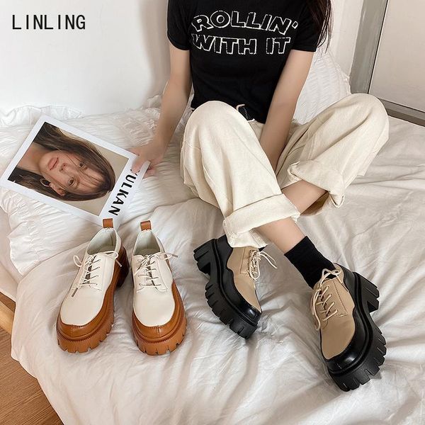 dress shoes 2021 women singel platfomr fflats woman pumps thick bottom non slip footwear ladies lace up, Black
dress shoes 2021 women singel platfomr fflats woman pumps thick bottom non slip footwear ladies lace up, Black