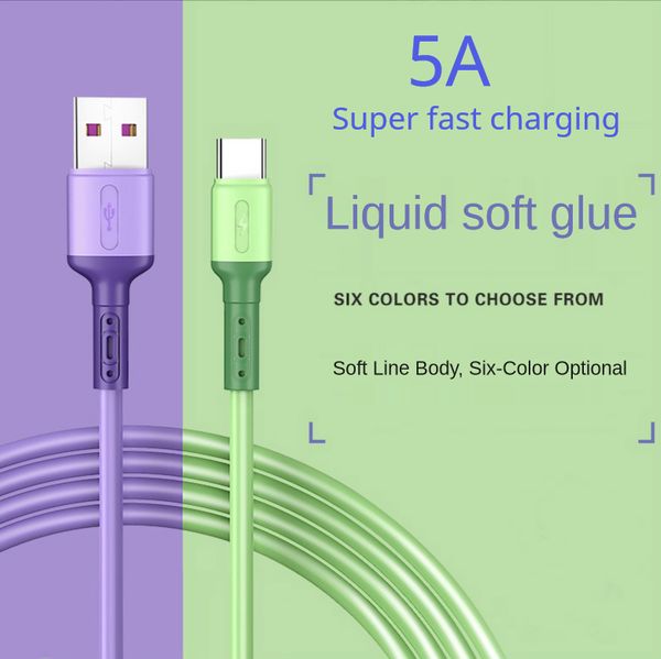 usb type c cable 5a liquid silicone fast charging micro usb cable for samsung xiaomi htc huawei charger data cable mobile phone
usb type c cable 5a liquid silicone fast charging micro usb cable for samsung xiaomi htc huawei charger data cable mobile phone