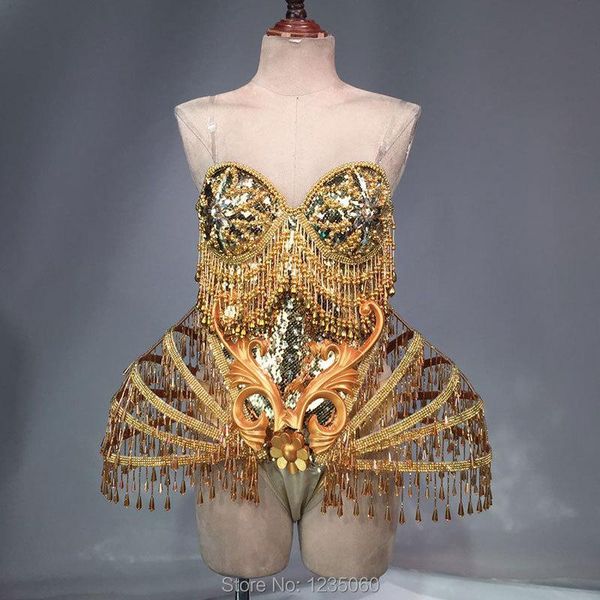 party decoration gold crystal beads bodysuit dress stage performance bling dresses dance wear nightclub shining costume outfit
party decoration gold crystal beads bodysuit dress stage performance bling dresses dance wear nightclub shining costume outfit