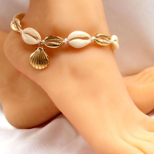 anklets 2021 hip-hop metal shell scallop anklet female european and american style retro beach personality foot decoration, Red;blue
anklets 2021 hip-hop metal shell scallop anklet female european and american style retro beach personality foot decoration, Red;blue