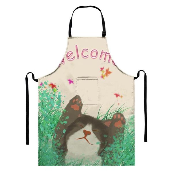 cute cat printed linen black lace kitchen apron woman work dress colorful waterproof anti oil cooking baking accessories news
cute cat printed linen black lace kitchen apron woman work dress colorful waterproof anti oil cooking baking accessories news