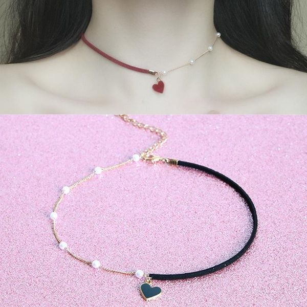 chokers elegant heart pendant chocker necklaces for women girls pearls adjustable rope chain aesthetic wedding fashion jewelry, Golden;silver
chokers elegant heart pendant chocker necklaces for women girls pearls adjustable rope chain aesthetic wedding fashion jewelry, Golden;silver