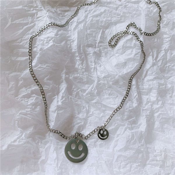 hbp south korea dongdamen smile face pendant sweet crowd versatile fashion autumn and winter sweater bone chain necklace, Silver
hbp south korea dongdamen smile face pendant sweet crowd versatile fashion autumn and winter sweater bone chain necklace, Silver