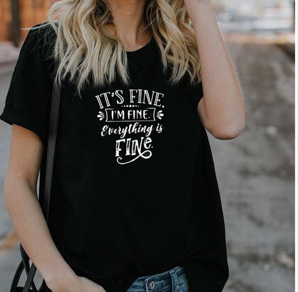 its fine letters print womens t shirt short sleeve o neck loose ladies summer causal tee clothes, White
its fine letters print womens t shirt short sleeve o neck loose ladies summer causal tee clothes, White