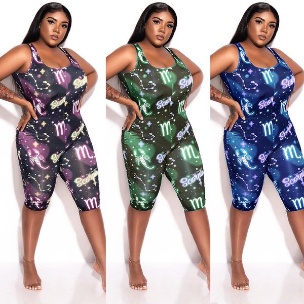 summer playsuits 2020 new zodiac print jumpsuit romper shorts casual outfits party club overalls, Black;white
summer playsuits 2020 new zodiac print jumpsuit romper shorts casual outfits party club overalls, Black;white