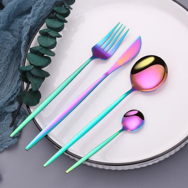18/10 stainless steel cutlery set rainbow tableware set fork coffee spoon knife spoon dropshipping cutlery complete
18/10 stainless steel cutlery set rainbow tableware set fork coffee spoon knife spoon dropshipping cutlery complete