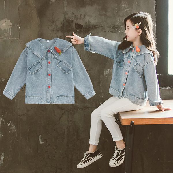 2021 new spring fall casual baby fashion denim jackets for girls high-quality teenage girl coats child korean clothes 4-13y 1x3z, Blue;gray
2021 new spring fall casual baby fashion denim jackets for girls high-quality teenage girl coats child korean clothes 4-13y 1x3z, Blue;gray