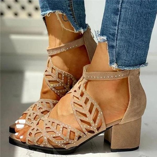 dress shoes women's sandals gladiator peep toe cover heels ladies hollow out square crystal female pointed summer, Black
dress shoes women's sandals gladiator peep toe cover heels ladies hollow out square crystal female pointed summer, Black