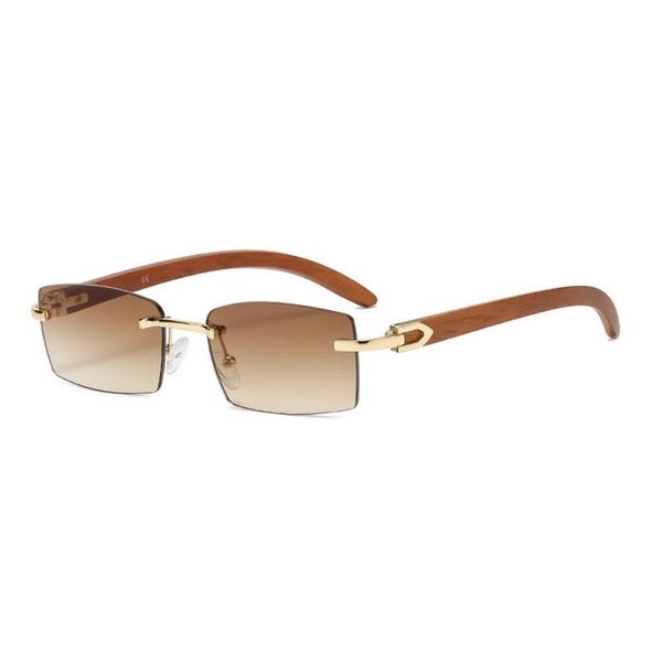 sunglasses 2021 street s square frame retro rimless men's ocean piece trimmed women's wood grain temples sun glasses uv400, White;black
sunglasses 2021 street s square frame retro rimless men's ocean piece trimmed women's wood grain temples sun glasses uv400, White;black