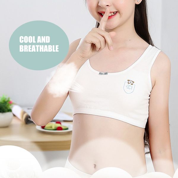 little girls soft sport bra cotton spandex small vest design wireless bralette for kids m2
little girls soft sport bra cotton spandex small vest design wireless bralette for kids m2