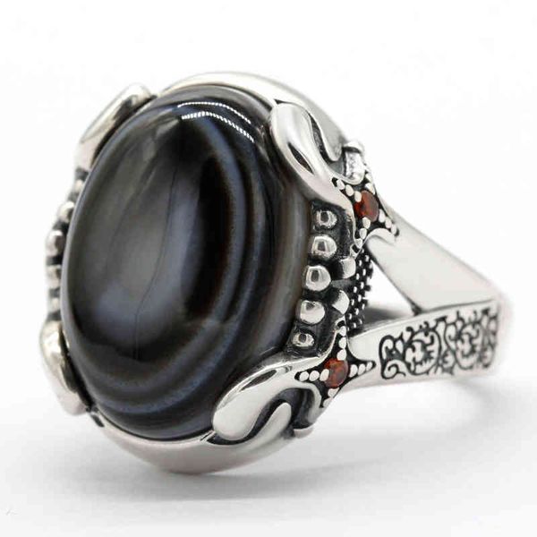 solid 925 silver evil eye natural agate stone auspicious goat signet for women men luxury vintage party ring onyx, Slivery;golden
solid 925 silver evil eye natural agate stone auspicious goat signet for women men luxury vintage party ring onyx, Slivery;golden
