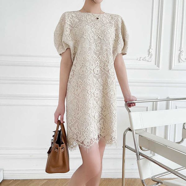 spring 21 and summer floral lace drs women's french elegant bubble sleeve temperament show thin age reduction, Black
spring 21 and summer floral lace drs women's french elegant bubble sleeve temperament show thin age reduction, Black