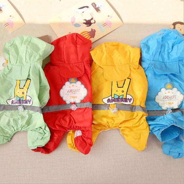 qc am ironing luminous medium and small dog raincoat pet dog cloth four foot waterproof raincoat
qc am ironing luminous medium and small dog raincoat pet dog cloth four foot waterproof raincoat