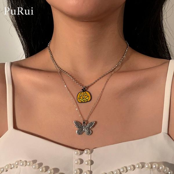 pendant necklaces vintage butterfly necklace for women girl harajuku christmas gift pumpkin neck pendants choker jewelry, Silver
pendant necklaces vintage butterfly necklace for women girl harajuku christmas gift pumpkin neck pendants choker jewelry, Silver