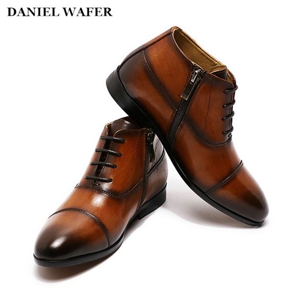 fashion design children dress boots genuine leather lace up cap toe black brown boys shoes school party wedding kids shoes 210306, Black;red
fashion design children dress boots genuine leather lace up cap toe black brown boys shoes school party wedding kids shoes 210306, Black;red