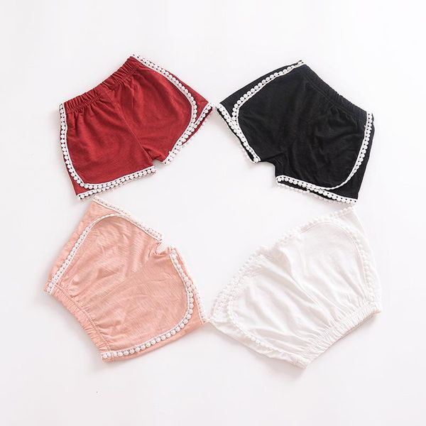slub cotton children's shorts baby lace boxer shorts for children in all-match multicolor casual, Black
slub cotton children's shorts baby lace boxer shorts for children in all-match multicolor casual, Black