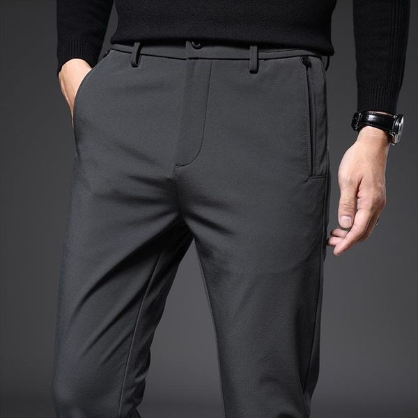 fashion slim fit spring women pant business flat classic full length casual trousers male khahi, Black
fashion slim fit spring women pant business flat classic full length casual trousers male khahi, Black