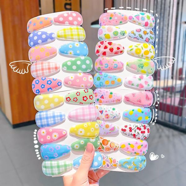 pcs/set fruit printed children girls lovely bb hair clips headwear cute kids pretty waterdrop accessories hairgrips, Slivery;white
pcs/set fruit printed children girls lovely bb hair clips headwear cute kids pretty waterdrop accessories hairgrips, Slivery;white