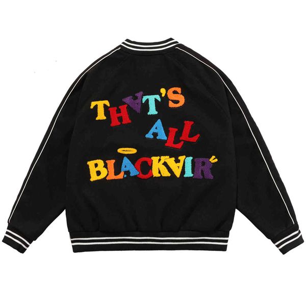 men's jackets lacible men bomber jacket hip hop harajuku streetwear embroidered baseball 2021 casual autumn varsity outwear, Black;brown
men's jackets lacible men bomber jacket hip hop harajuku streetwear embroidered baseball 2021 casual autumn varsity outwear, Black;brown