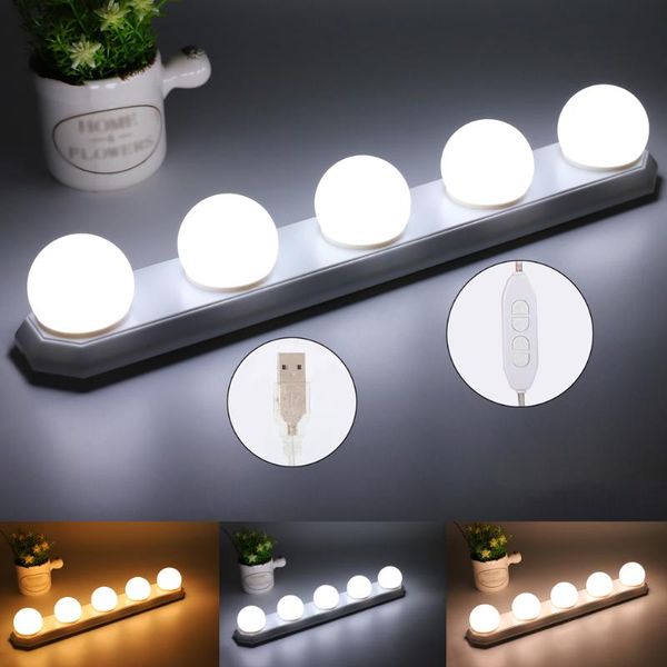 vanity lights led mirror light strip lamp hollywood makeup usb for dressing table decoration 
vanity lights led mirror light strip lamp hollywood makeup usb for dressing table decoration