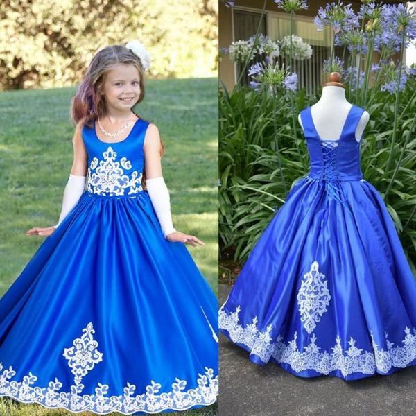 girl's dresses royal blue flower girl lace appliqued girls pageant tulle o-neck for holy communion, Red;yellow
girl's dresses royal blue flower girl lace appliqued girls pageant tulle o-neck for holy communion, Red;yellow